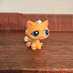 LPS # 349 Orange Kitty 2006 Authentic Toy CollectorFigure Littlestpet shopHasbro